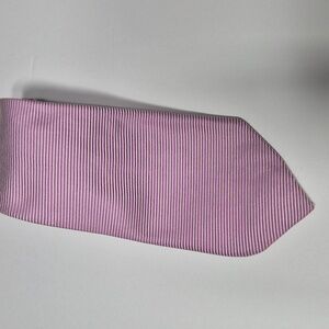 DUBUC Silk Pink Pin Stripes Men's Tie